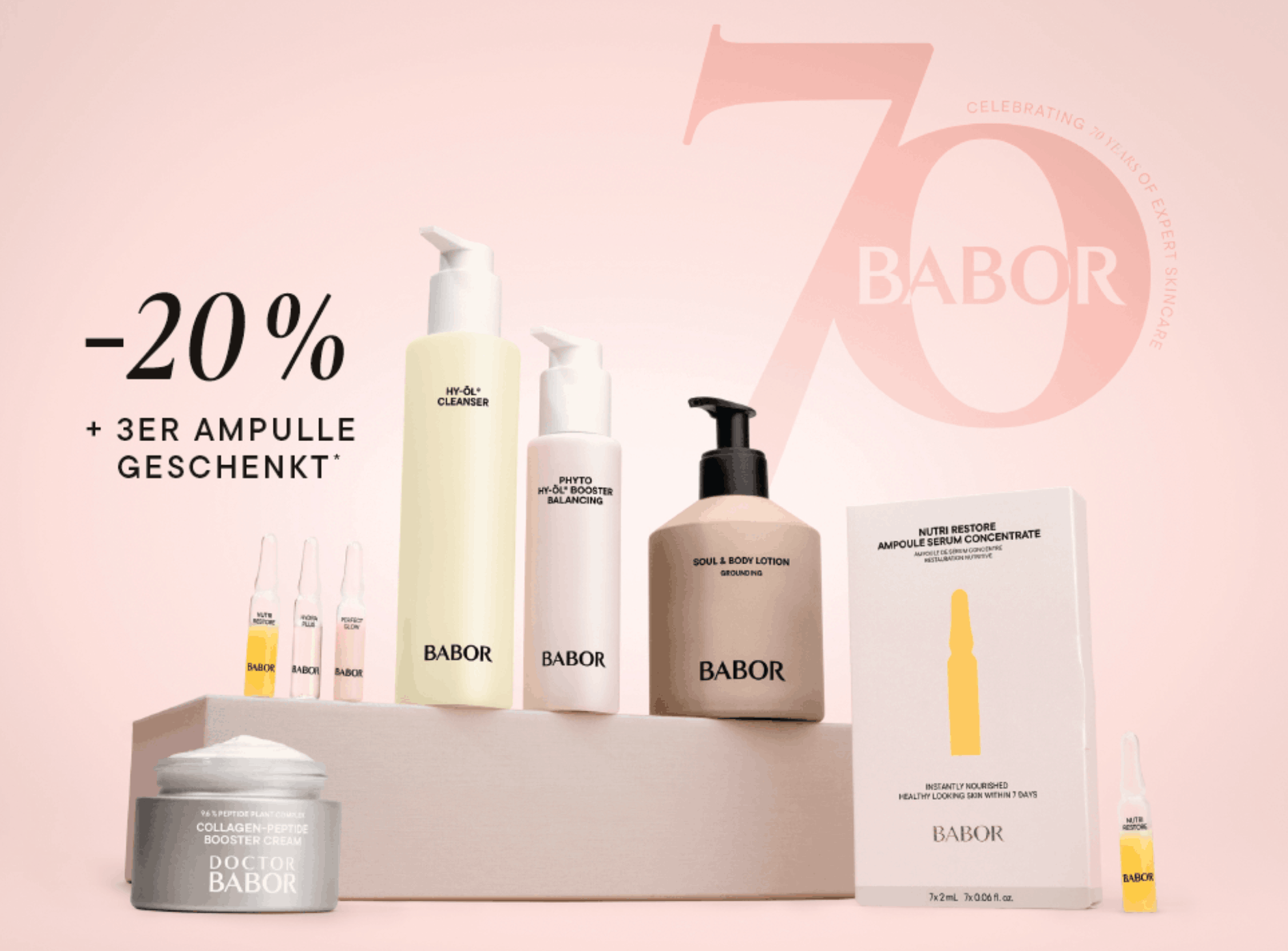 BABOR Beauty Week: 20% Rabatt bis 5. Oktober 2026