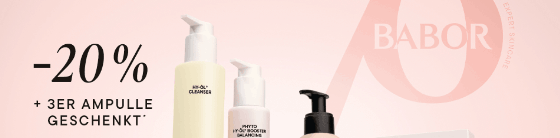 20% Rabatt auf BABOR Produkte zum Beauty Week 2026 