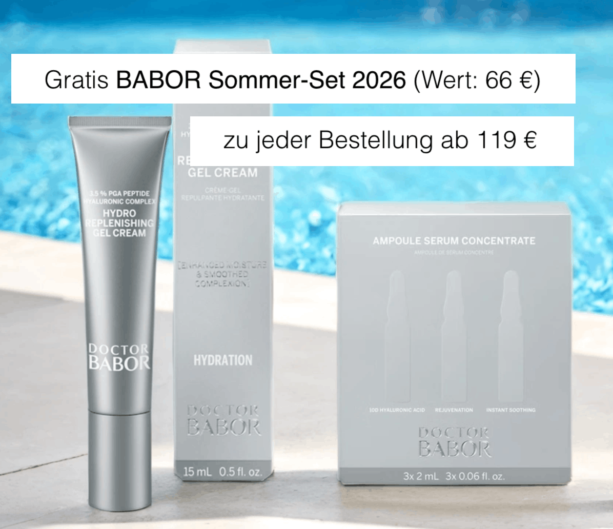 BABOR Sommerset 2026 im Wert von 66 Euro gratis zu jeder Bestellung ab 119 Euro