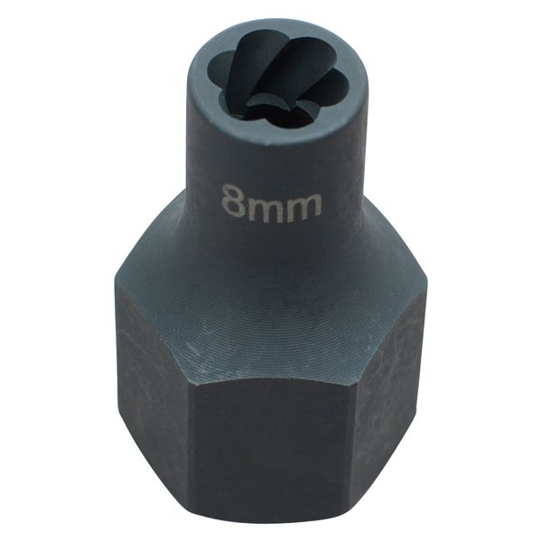 Hesselink SN-8 I Spezial-Steckschlüssel-Einsatz / Schraubenausdreher I (1/2") I SW 8 mm