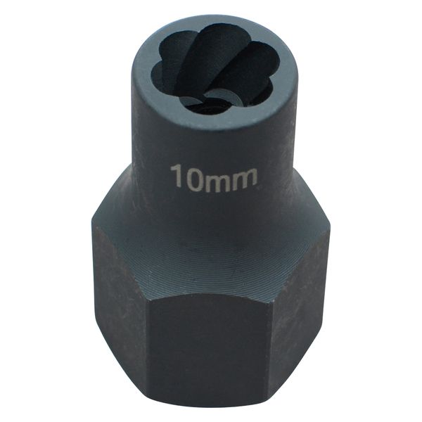 Hesselink SN-10 I Spezial-Steckschlüssel-Einsatz / Schraubenausdreher I (1/2") I SW 10 mm