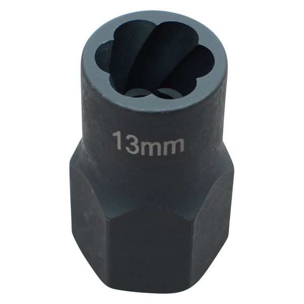 Hesselink SN-13 I Spezial-Steckschlüssel-Einsatz / Schraubenausdreher I (1/2") I SW 13 mm