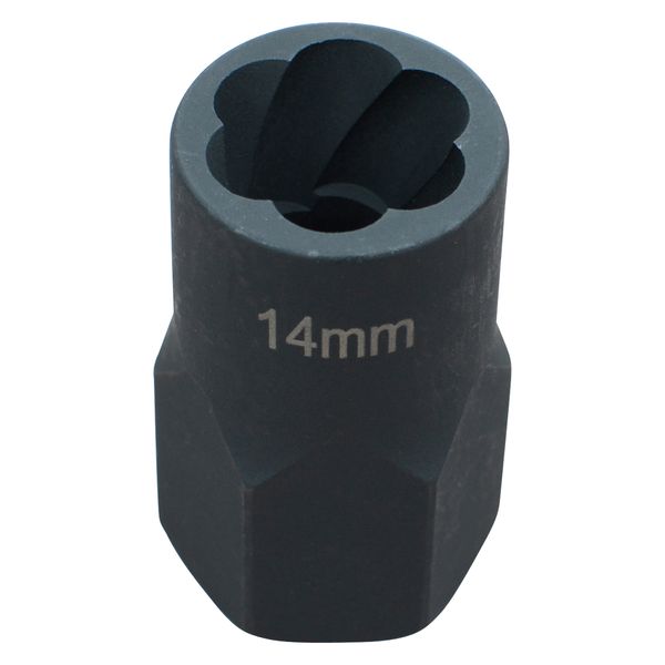 Hesselink SN-14 I Spezial-Steckschlüssel-Einsatz / Schraubenausdreher I (1/2") I SW 14 mm