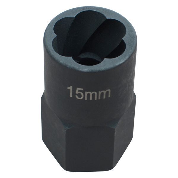 Hesselink SN-15 I Spezial-Steckschlüssel-Einsatz / Schraubenausdreher I (1/2") I SW 15 mm