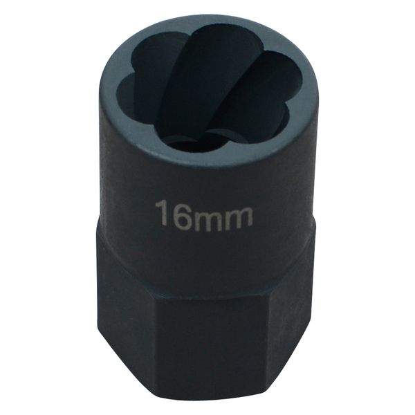Hesselink SN-16 I Spezial-Steckschlüssel-Einsatz / Schraubenausdreher I (1/2") I SW 16 mm