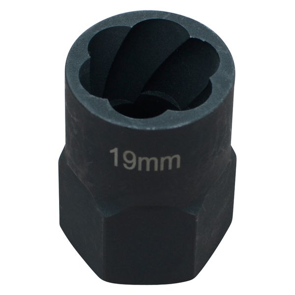 Hesselink SN-19 I Spezial-Steckschlüssel-Einsatz / Schraubenausdreher I (1/2") I SW 19 mm