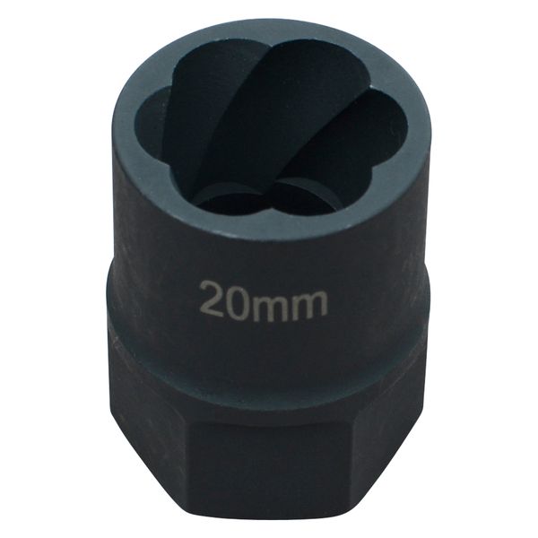 Hesselink SN-20 I Spezial-Steckschlüssel-Einsatz / Schraubenausdreher I (1/2") I SW 20 mm