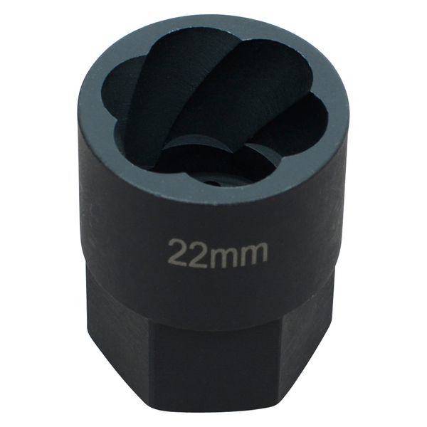Hesselink SN-22 I Spezial-Steckschlüssel-Einsatz / Schraubenausdreher I (1/2") I SW 22 mm