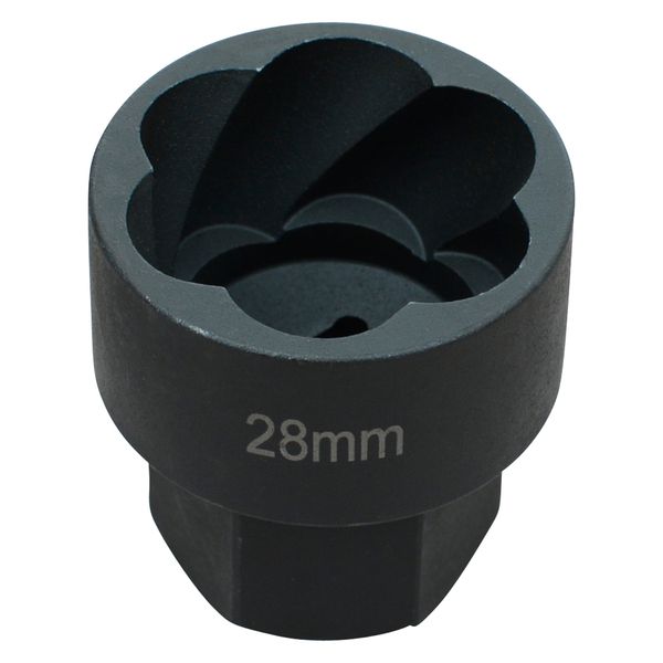 Hesselink SN-28 I Spezial-Steckschlüssel-Einsatz / Schraubenausdreher I (1/2") I SW 28 mm