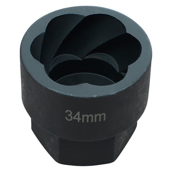 Hesselink SN-34 I Spezial-Steckschlüssel-Einsatz / Schraubenausdreher I (1/2") I SW 34 mm