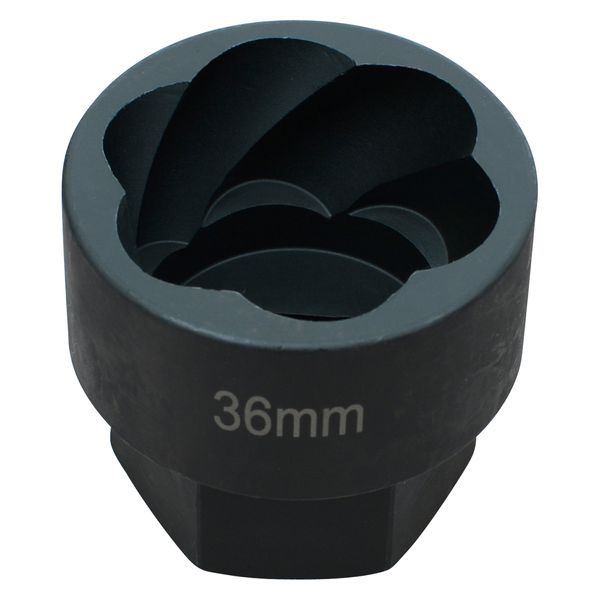 Hesselink SN-36 I Spezial-Steckschlüssel-Einsatz / Schraubenausdreher I (1/2") I SW 36 mm