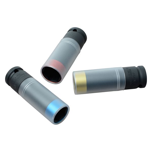 Hesselink FN-P Kraft-Stecknuss-Satz I 1/2" I 3er Set I SW 17, 19, 21 mm