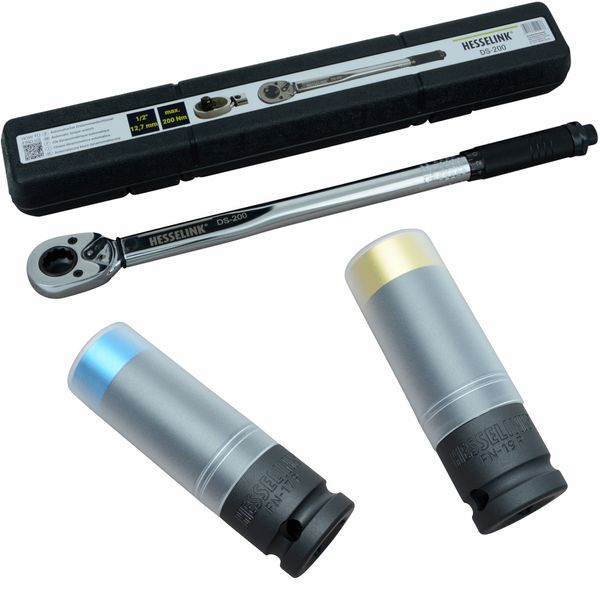 Hesselink DS-200 Drehmomentschlüssel incl. FN-P 2er Set
