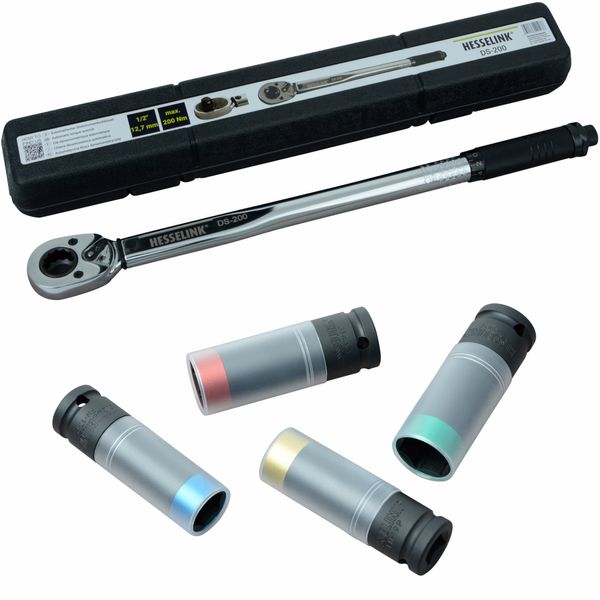 Hesselink DS-200 Drehmomentschlüssel incl. FN-P 4er Set