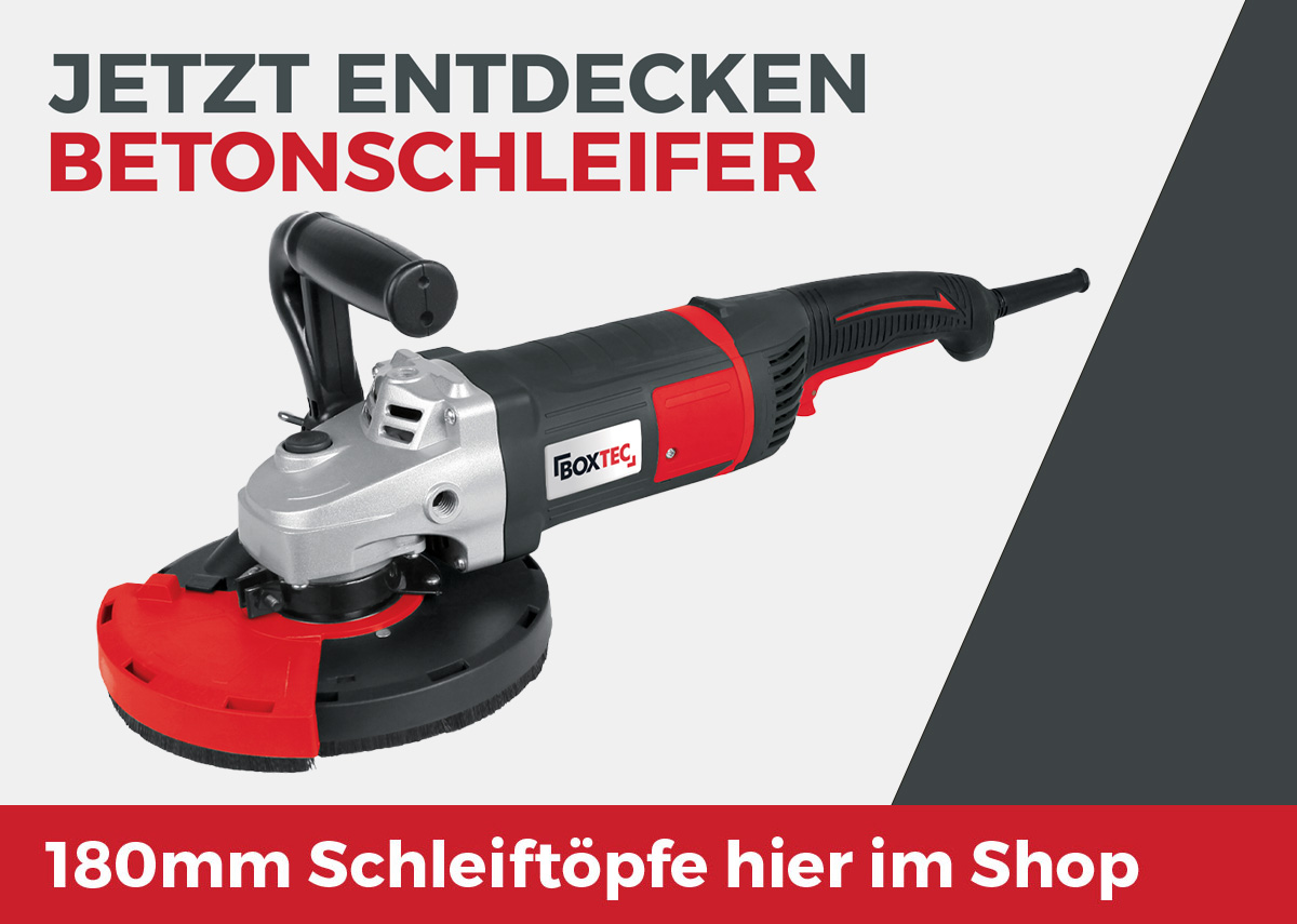     BOXTEC Betonschleifer 180 mm Sanierungsfräse Betonfräse 2.000W