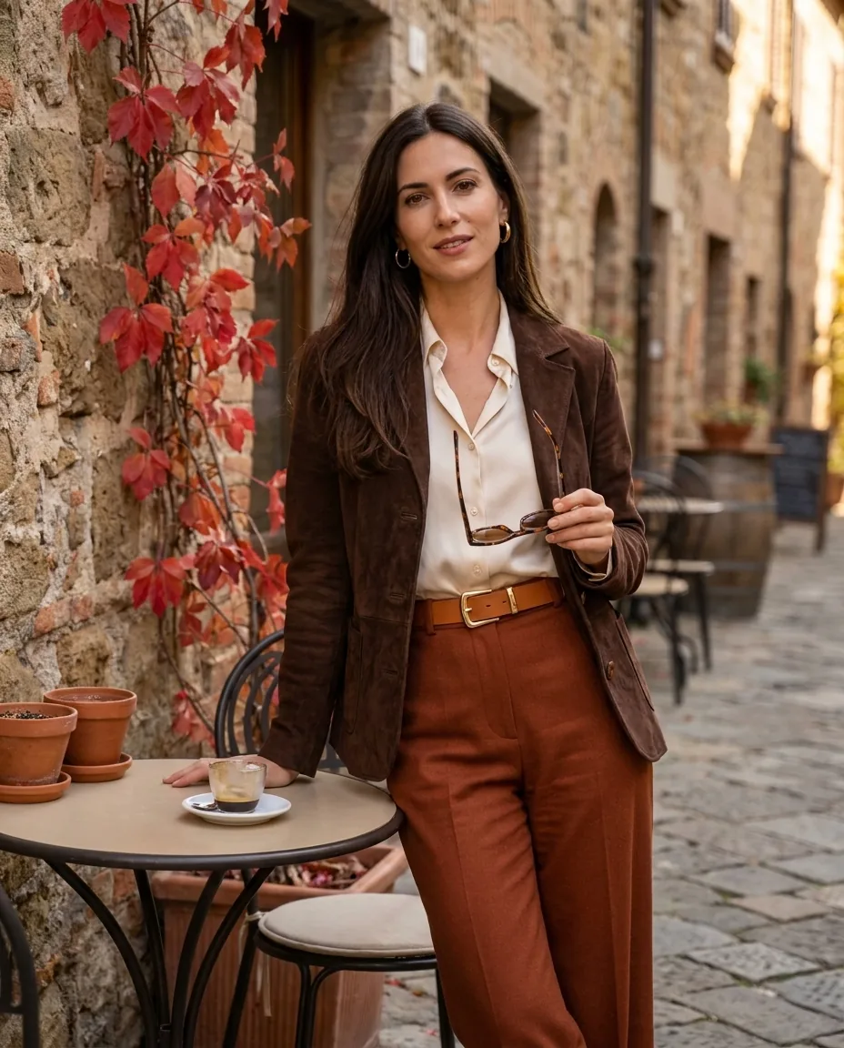 Best&Timeless® Premium-Damengürtel — Herbst in der Toskana, Manufaktur Fronhofer