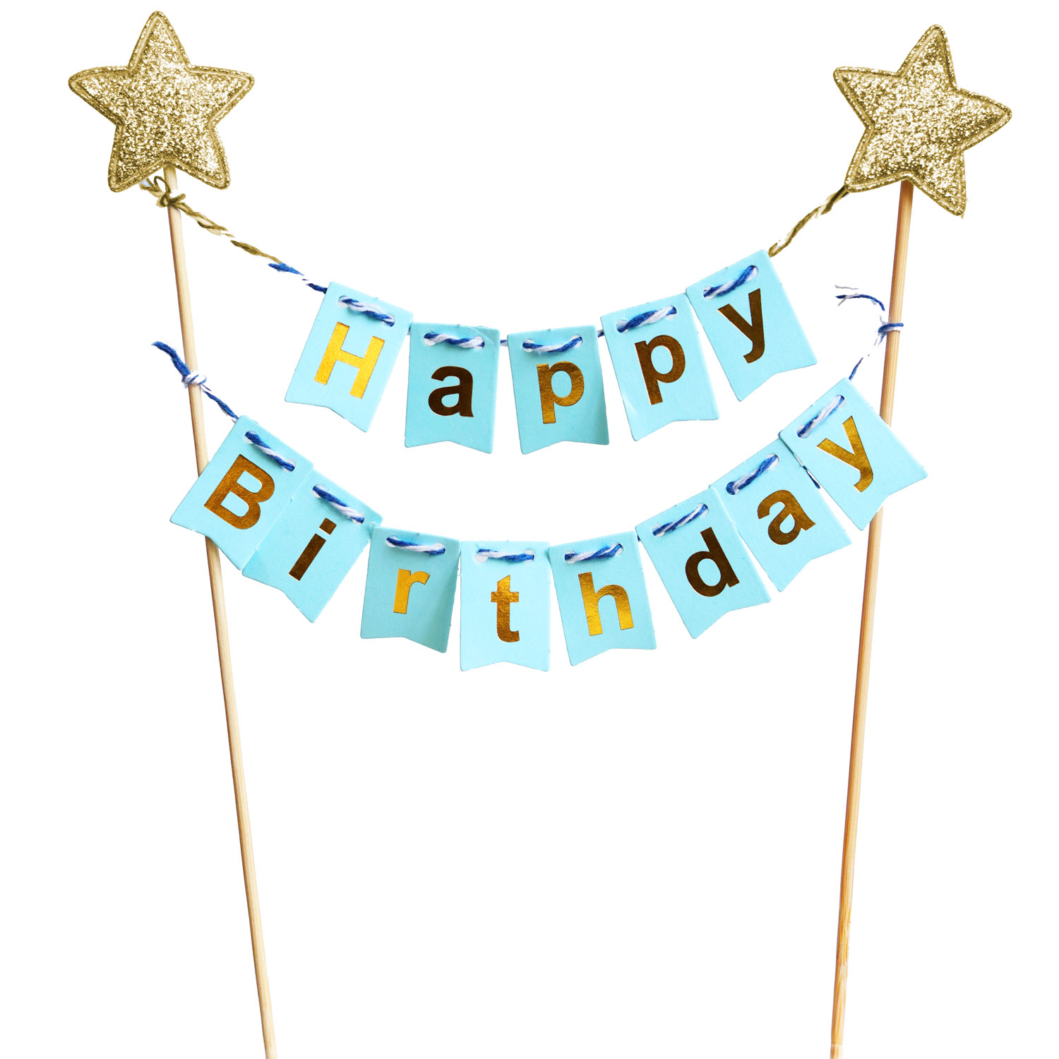 Kuchenstecker Mini-Banner DIY