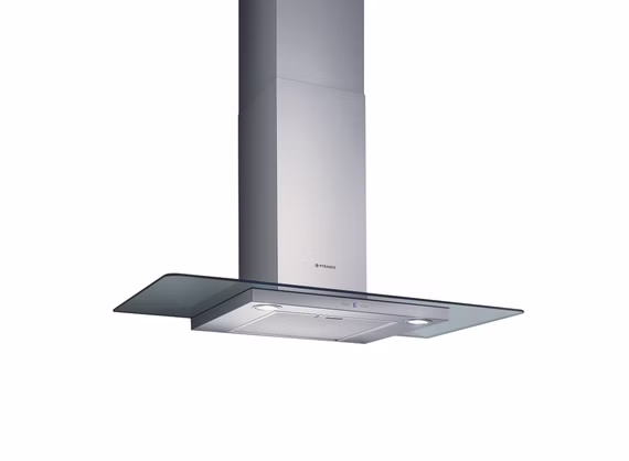 Pyramis Dunstabzugshaube CIELO Wandhaube 90 Edelstahl & Sicherheitsglas