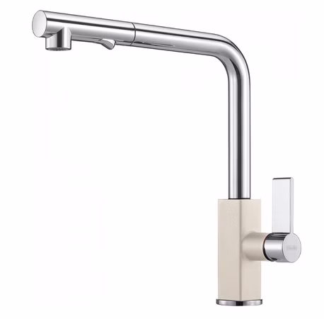 Franke MARIS 115.0392.360 Armatur Chrom/Kaffee Hochdruck L-Auslauf Brausefunktion