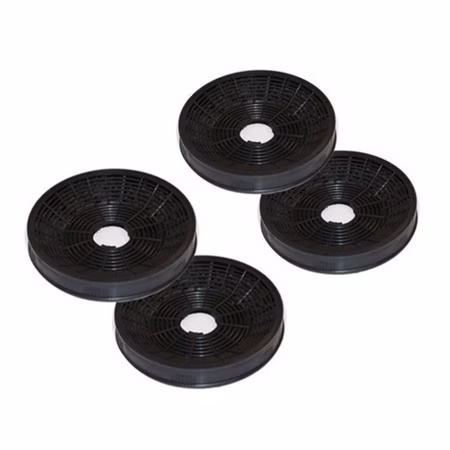 4 Aktivkohlefilter ( 2 Paar ) für Silverline AF 100 Zubehör Dunstabzugshaube Umluftbetrieb