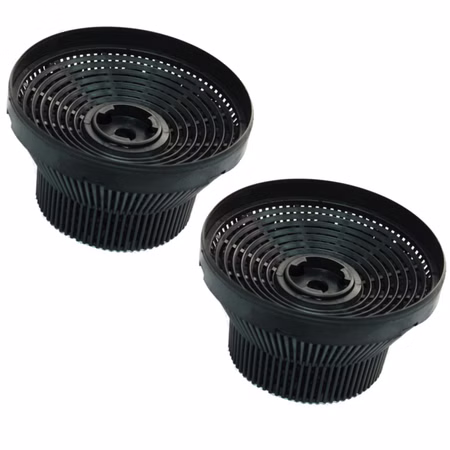Sparset 2 Stück Ersatzfilter Aktivkohle zu Modell C3C - 61801251, 531371 passend für Teka Küppersbusch Gorenje Smeg - Dunstabzugshauben