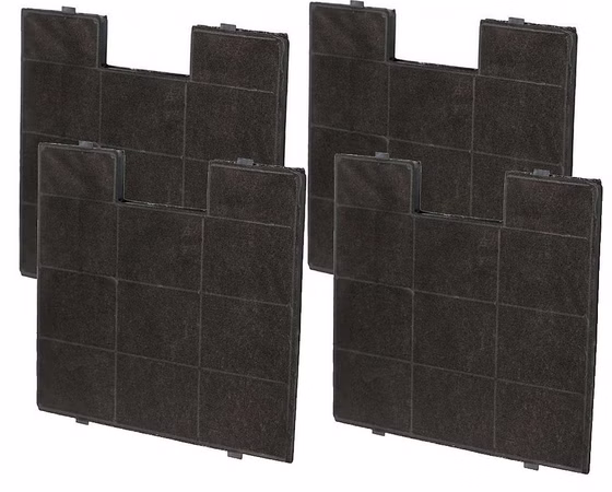 4 Kohlefilter für KF 17142  - passend für AMICA KH17158, KH 171128