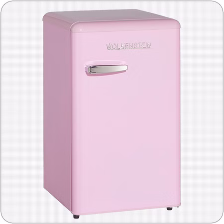 Wolkenstein Retro-Kühlschrank KS95RT SP - Pink, 88 Liter