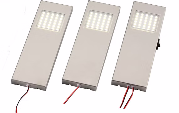 3er Unterbau LED Beleuchtung UL 002-3 Strahler Edelstahl