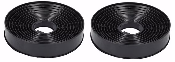 Aktivkohlefilter Kohlefilter für Silverline AF 90 KUL 1 Delta Kubik Gamma Esty (2 Stück) Geruchsfilter