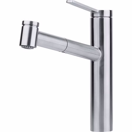 Franke Armatur Tango-Neo - Einhebelmischer, Hochdruck, Auszugsbrause, Edelstahl (115.0596.389)