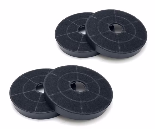 SPARSET 4 Aktivkohlefilter (2 Paar) für BOSCH Dunstabzugshauben DWK065G60, DWK065G20, DWK095G60 Umluftbetrieb