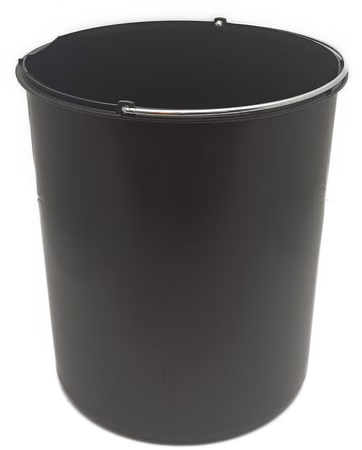 Ersatzeimer Einbaueimer für Wesco M1114001-1 - 11 Liter, schwarz - für Die Runden 0101... und Klassikline