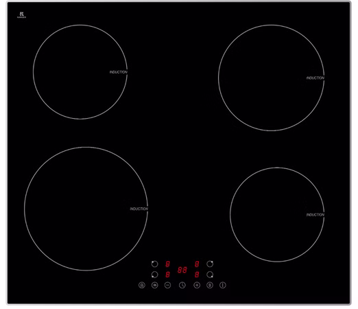 PKM Induktionskochfeld IN4B-3GA 60 cm breit Autark TouchControl Booster