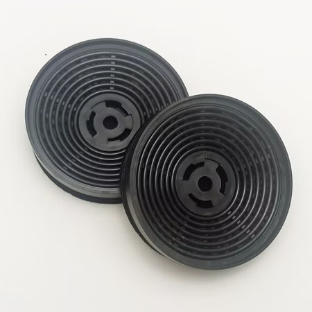 Keenberk Aktivkohlefilter Ersatzfilter für Respekta Dunstabzugshaube MIZ 0060 N rund 108 mm 25 mm 2 Stück