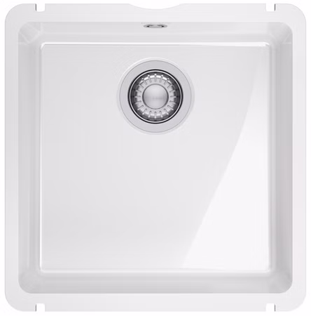 Franke 126.0735.128 Keramikspüle Weiß 45,4 cm Unterbau-Design