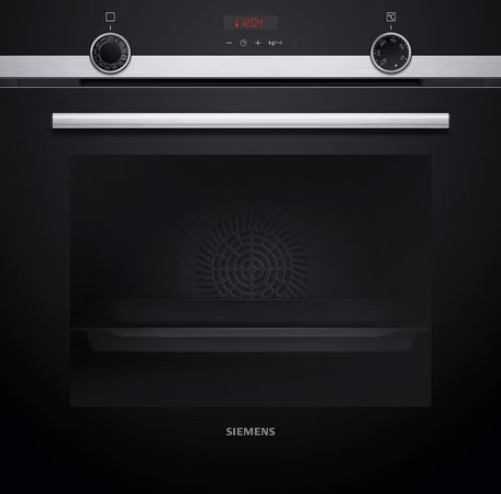 Siemens Backofen Pyrolyse 3D Heißluft Dampfunterstützung Teleskopauszug Großflächengrill HQ574AER3