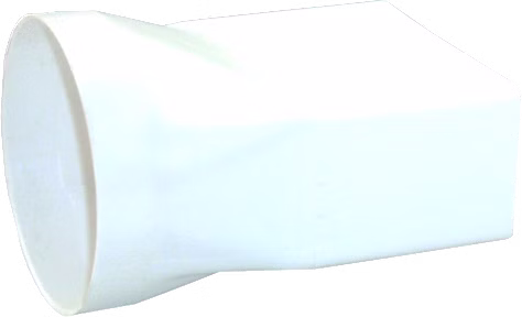 Übergangsstück rund auf eckig - Durchmesser 125 mm, Modell 12.22042. Übergangsstück rund auf eckig - Durchmesser 125 mm, Modell 12.22042.