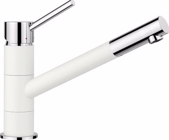 BLANCO KANO Küchenarmatur Hochdruck Armatur Silgranit Chrom 360 Grad Schwenkbereich