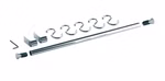 Reling-Set 600 mm lang für Küchenrückwand von QUELLMALZ, Modell 08600.00.