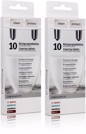 2er Pack Reinigungstabletten für Kaffeevollautomaten Siemens/Bosch/Neff/Gaggenau - 00311769 ersetzen TZ60001,310575, TCZ6001