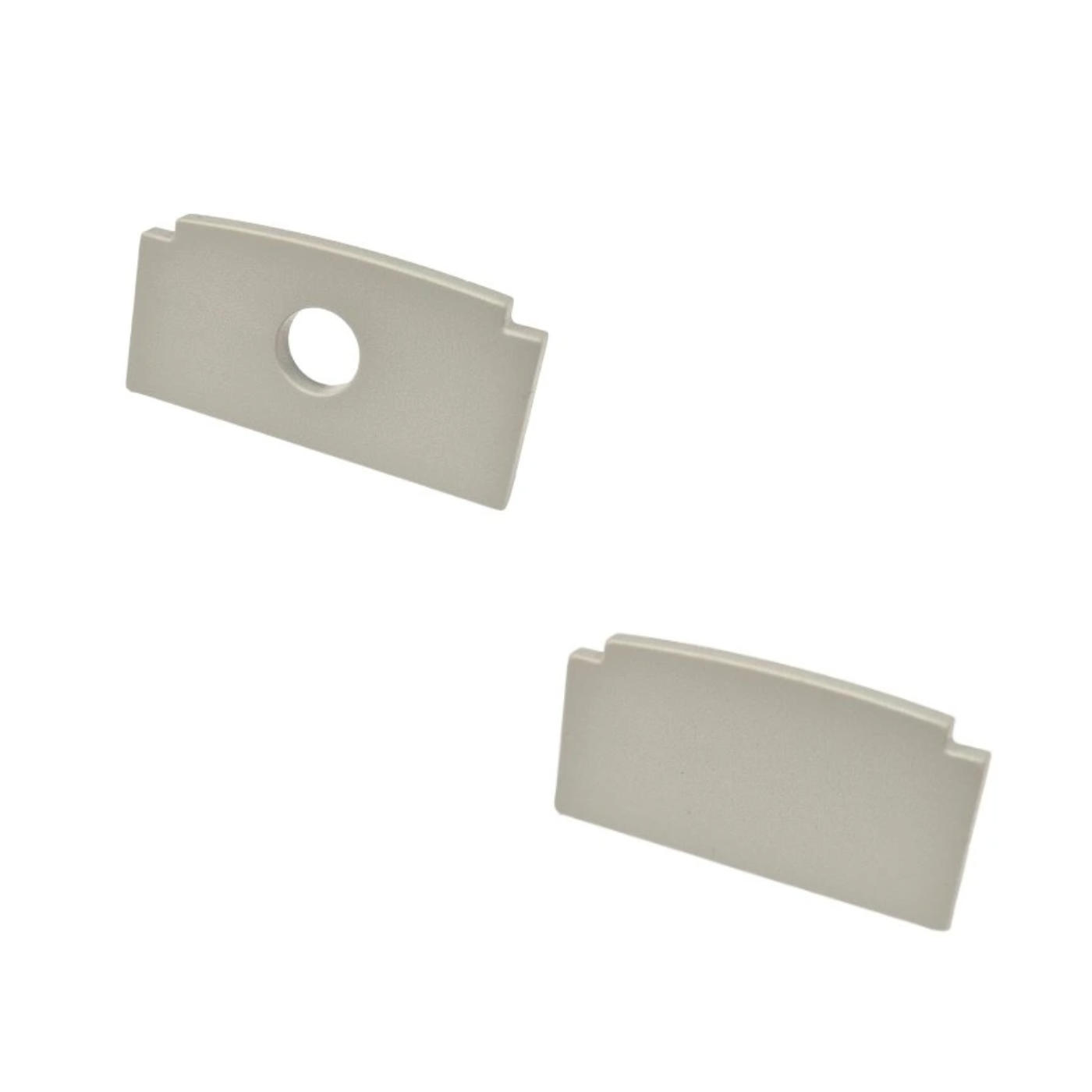 Produktbild von V-TAC 2m LED-Aluprofil Mit Opaler Abdeckung – 17,4x7 Mm, Für Streifen Bis 12,4 Mm Breite