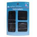 Nähnadel Set 55-teilig Nadel-Sortiment auf Karte Näh- Stick- Woll- und Smyrnanadeln