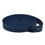 25m Baumwoll-Schrägband uni 20mm breit gefalzt Einfassband 50 Farben wählbar