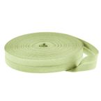 25m Baumwoll-Schrägband uni 20mm breit gefalzt Einfassband 50 Farben wählbar