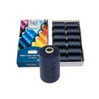  Nähgarn Polyester 12 Spulen 40/2 120er je 1000m Allesnäher Sortiment Farbwahl