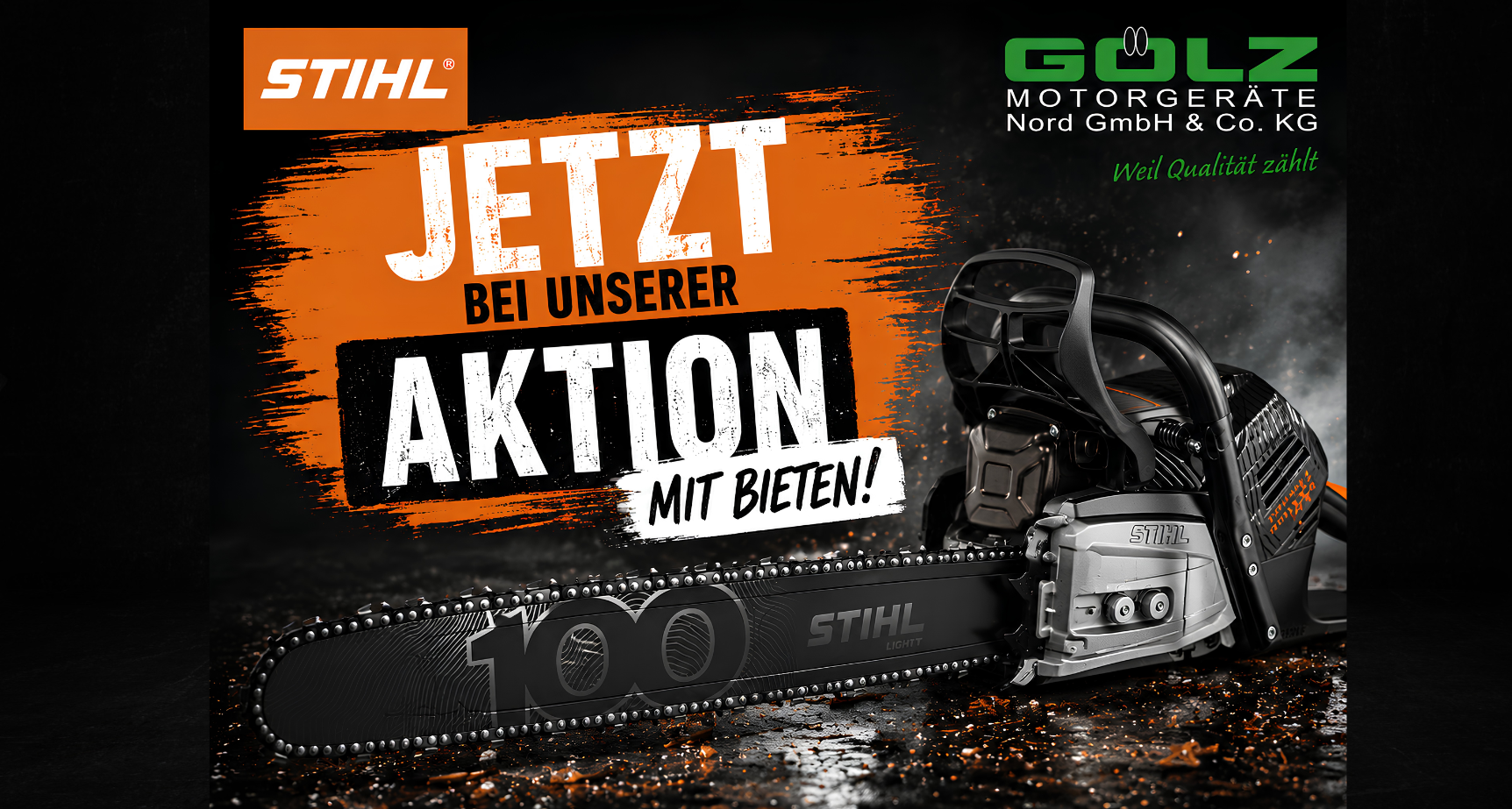 STIHL MS 500i Black Edition – jetzt mitbieten und Gutes tun!