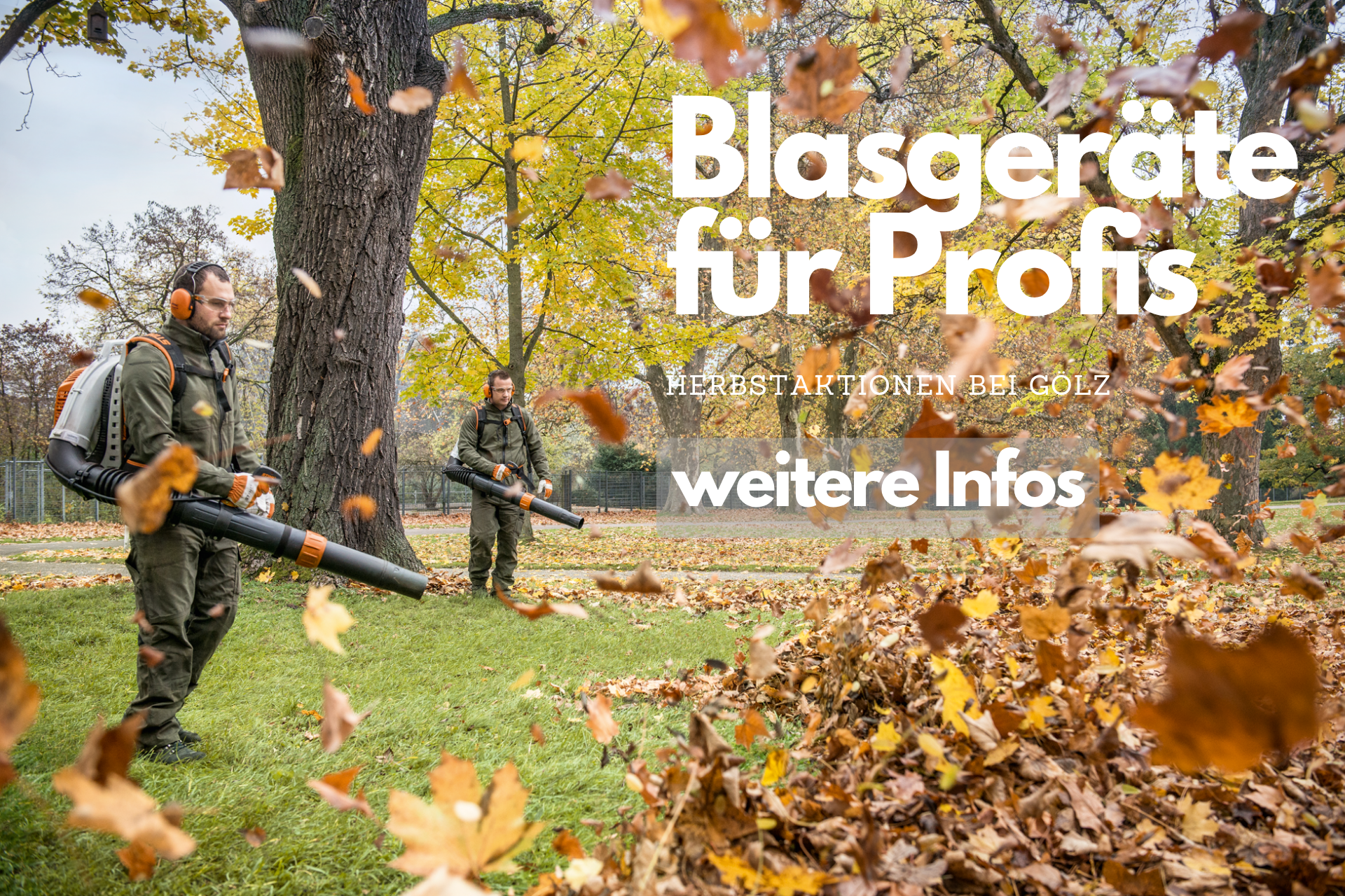 Blasgeräte und Saughäcksler