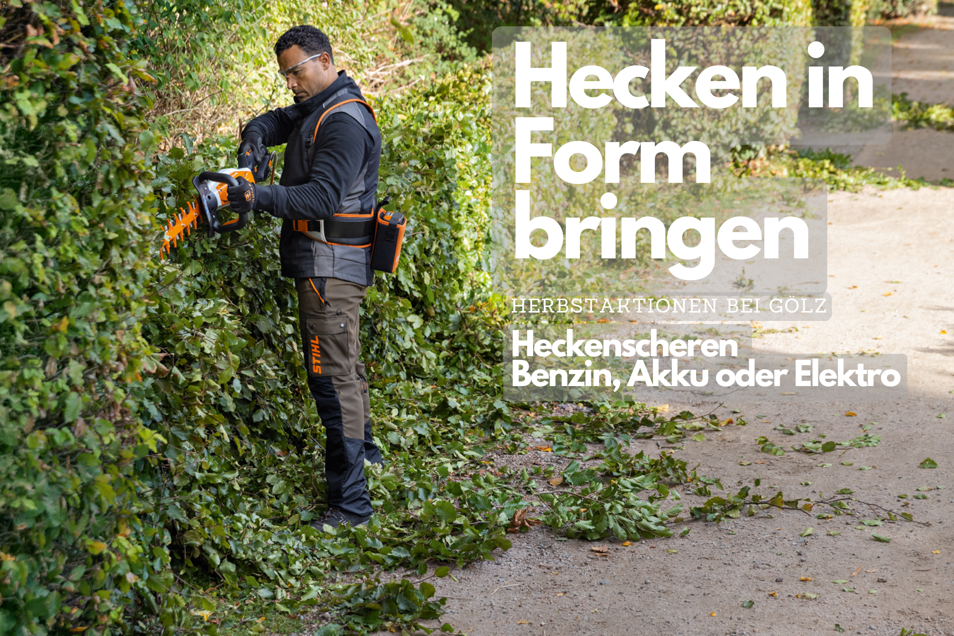 Heckenscheren und Heckenschneider