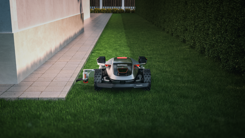 Sunseeker X9 Plus Mähroboter Sunseeker X9 Plus, Ansicht von vorne, optionaler Kantentrimmer EdgeZero
