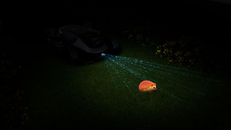 Sunseeker X9 Plus Mähroboter Sunseeker X9 Plus, Infrarotkamera zum Schutz versteckter Tiere